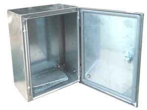 Tablero Acero Inoxidable  400 X 300 X 200mm calidad 304 Importado sin Cubre Comp.