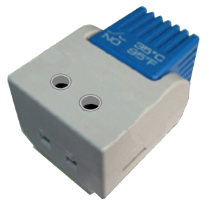 Termostato de Temperatura Fijo a 25ºC a Riel DIN