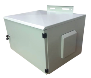 Rack Exterior Galvanizado 6 UR x 19" Prof x 450mm  Muro/Poste Techo