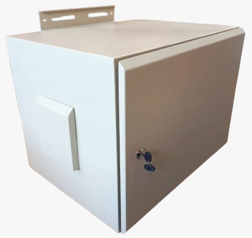 Rack Exterior Galvanizado 12 UR x 19" x Prof 450mm Muro/Poste - Imagen 2