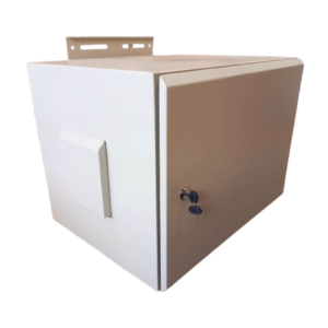 Rack Exterior Galvanizado  12 UR x 19" x  Prof 450mm  Muro/Poste