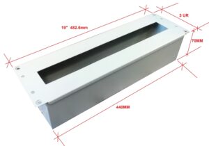 PDU Rackeable  Cerrada Porta Automaticos para 22 puestos  3 UR  x 19" x 70mm