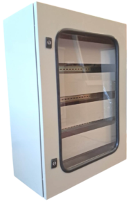 Tablero Metalico 800 x 600 x 300 IP 55 con Cubre tipo Chasis Visor